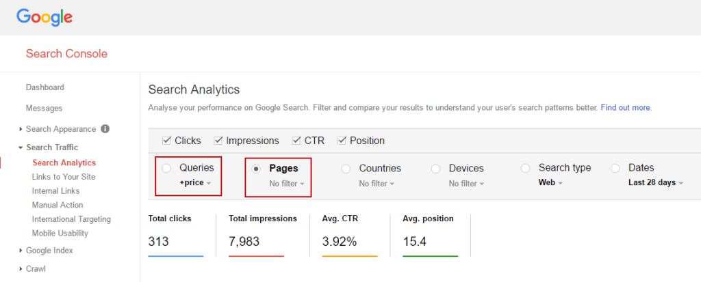 search console