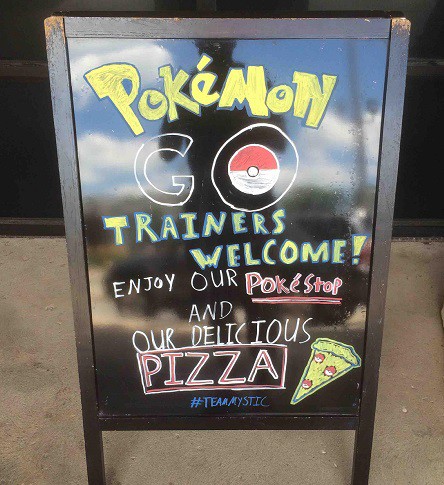 Hospitality Busineses getting in on Pokemon Go